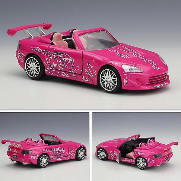 Alla 1:32 1995 Mitsubishi Eclipse Toyota Supra Honda Mitsubishi Mazda Rx-7 Diecast bil Metalllegering modell billeksak Presentsamling Honda S2000 No box