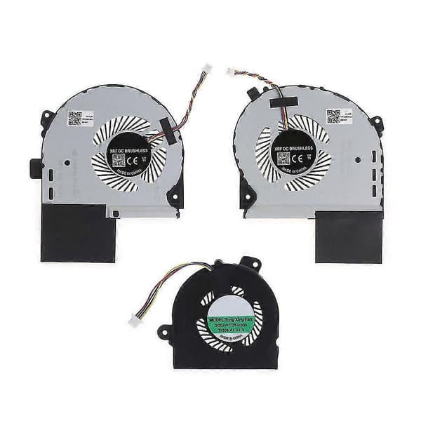CPU-kylare Fläkt USB-driven GPU-kylare för Asus Rog Strix Gl703gs Gl703gm S7bm-hy complete set