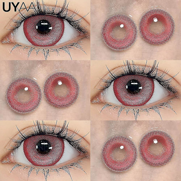 Uyaai Cosplay Anime Värilliset PiilolinssitYhteensopiva Oshi No Ko Ai Ai Hoshino Rubi Ruby Akuamarin Kana Violettien Linssien Punaisten Linssien Vaaleanpunaisten Linssien kanssa