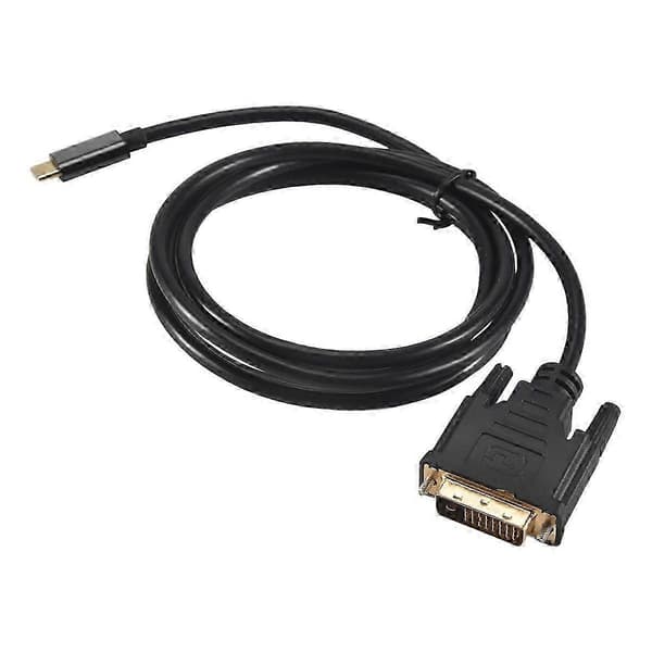 USB TYPE C til DVI Kabel 4K 30Hz (1,8M) kompatibel med 2017/2016 Pro