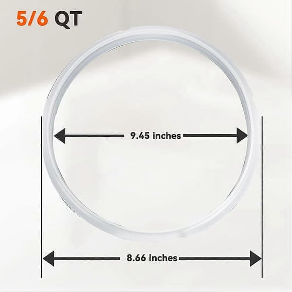3-pak silikoneforseglingsringe til Instant Pot 5/6 Qt