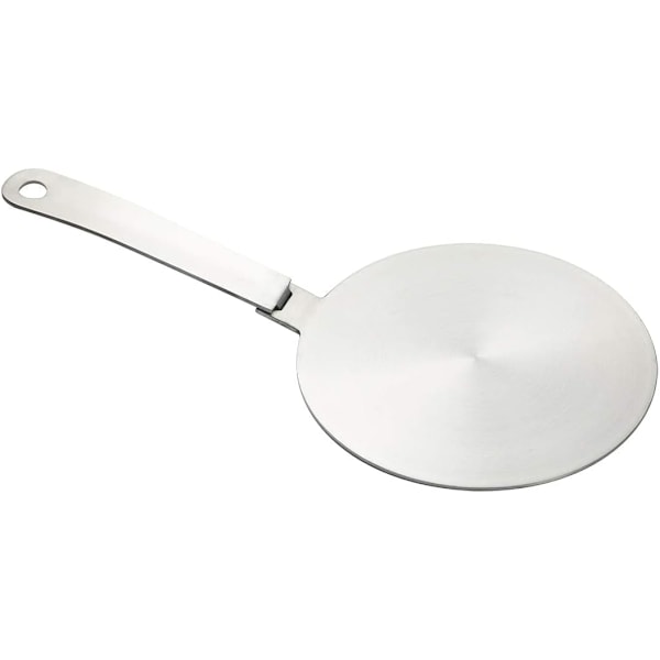 Induksjonsadapter, konverteringsplate for induksjonskomfyr, varmefordelingsplate med avtakbart håndtak og base 20 cm
