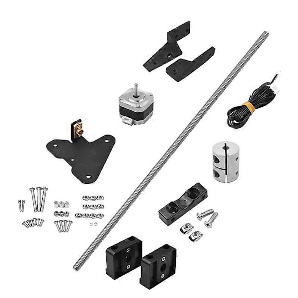 Til Ender 3D Printer Ender 3 Dobbelt Z-akse Opgraderingssæt 3D Printer Tilbehørssæt til Ender 3/Ender 3 Black
