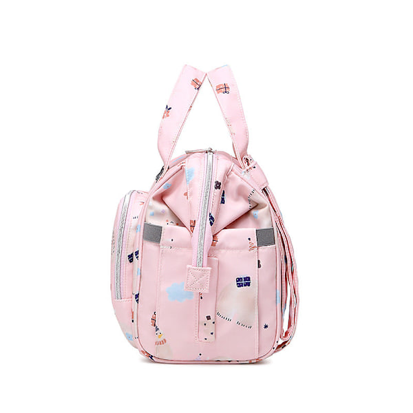 Skötväskor Mammaväska Multifunktionell Mode Ryggsäck Portabel Lättvikt Crossbody Light gray