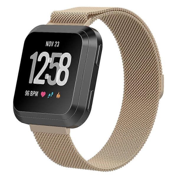 For Fitbit Versa 2 / Fitbit Versa / Fitbit Versa Lite Rem Champagne Gold