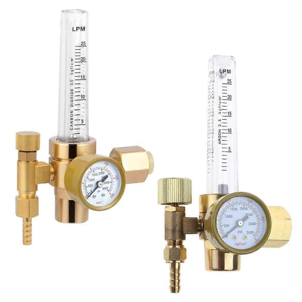 Flowmåler Argon Co2 Gassregulator Tig Mig Sveising Trykkreduser Flowmåler