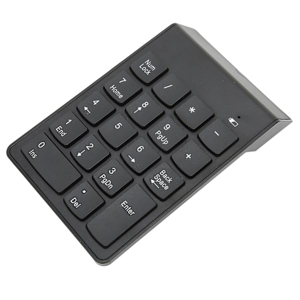 Numeriskt tangentbord Mini Trådlöst 18 tangenter 2.4GHz Stabil Anslutning Ergonomisk Design Laptop Numpad Numeriskt Tangentbord-YM