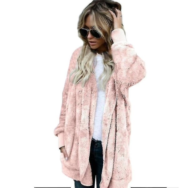 Dam Fluffy Hooded Et Hoodie Pink M