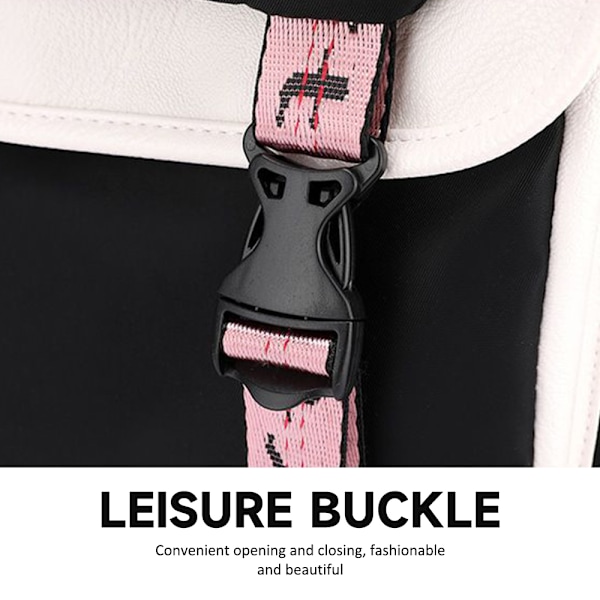 Barn Flickor Anime Stitch Studenter Usb Ryggsäck Pojkar Resväska Skolväska Svart Rosa Black Pink 29*16*46cm