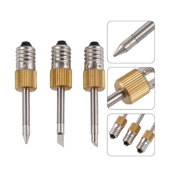 Lödkolvsspets E10 Gränssnitt Lödkolvsspetsar USB Lödkolvsspets Svetsmunstycke Lödningsverktyg Brännpenna-B As Shown