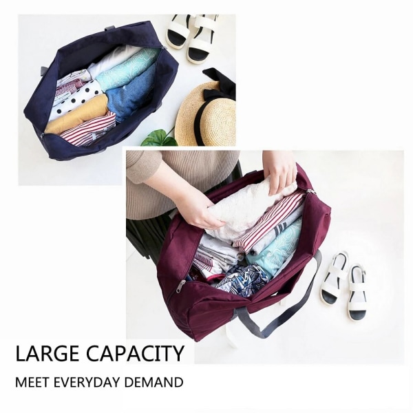 Modereseväska med stor kapacitet för Unsiex Weekend Bag Handtag Bag Reseväska Dropshipping Pink