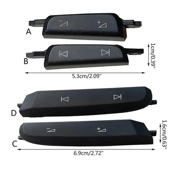 Elektronisk ratkontaktknap 5G0959442 Golf 7 Volume button