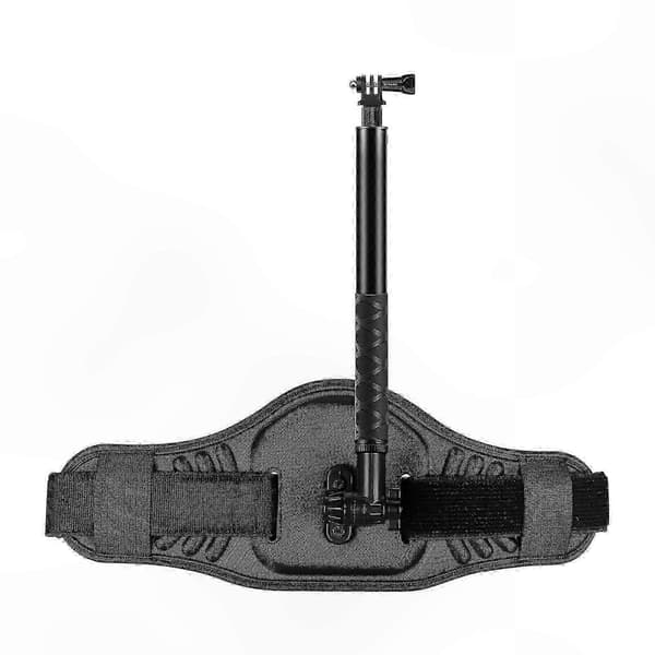 Action Camera midjebeltemontering med selfiestang for GoPro, Insta360 og mer