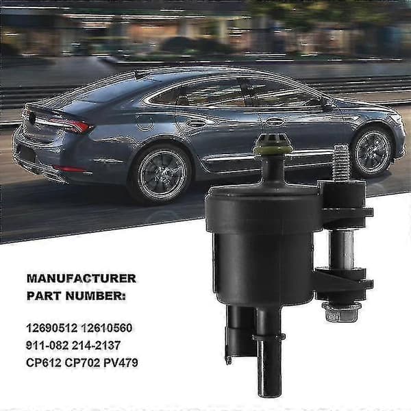12690512 Evap Dampbeholder Udluftningsventil Til 2009 - 2017 Chevy Traverse Camaro Equinox Impala Acadi