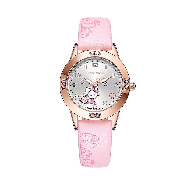 Ny Sanrio Hellokitty Mymelody Cinnamoroll Klocka Anime LED Ljus Mode Vattentät Klocka Student Tjejer Smart Casual Armband
