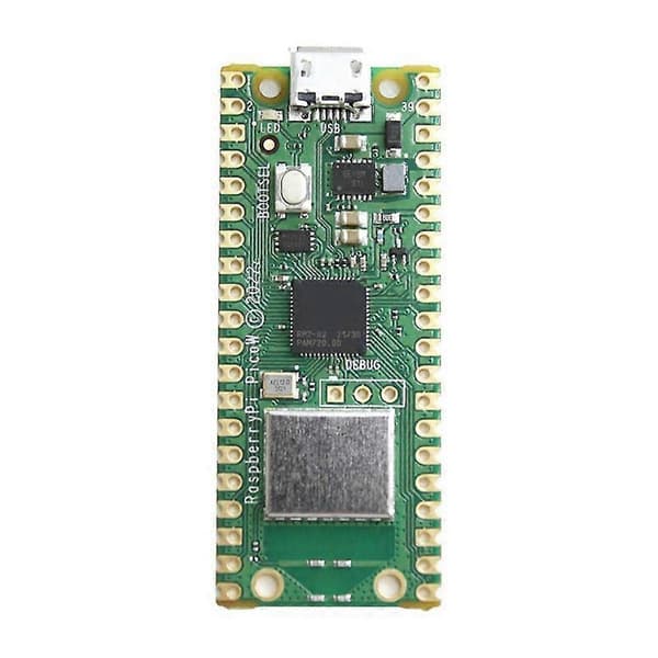 För Raspberry Pi Pico W-kort med trådlös WIFI-modul RP2040 Utvecklingskort Stöder Micro-Pyth