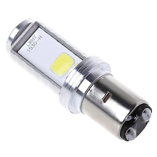 12W H6 LED-frontlyspærer Motorsykkel Tåkelys Indikator LED-pære Fjern-/nærlys Silver