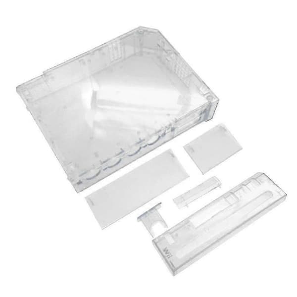 Populært komplett dekselhus med knapper for Wii-konsoll White