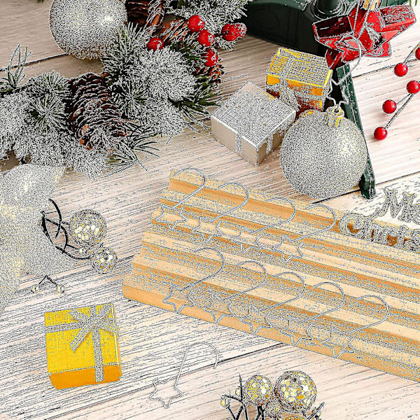 Pyntkroge Sd Ornts Hs Metal Træ Ornt H Kroge Rotte til ophængning af Xmas Tr