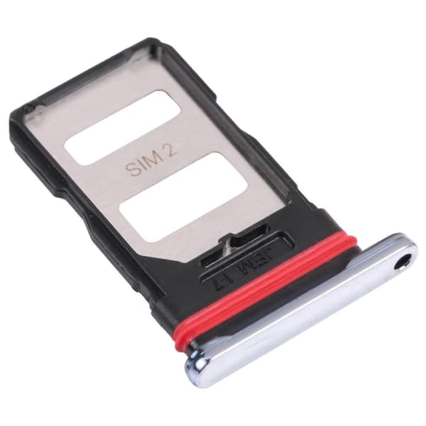 SIM-kortfack + SIM-kortfack för Xiaomi Mi 11T / 11T Pro 21081111RG Silver