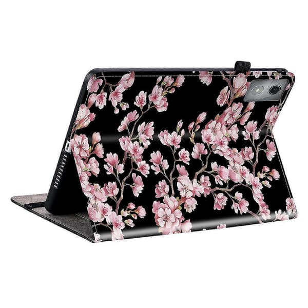Til Lenovo Tab K11 Plus Stand Case Mønstertryk Kortpladser PU Læder Tablet Cover Multicolor Style B