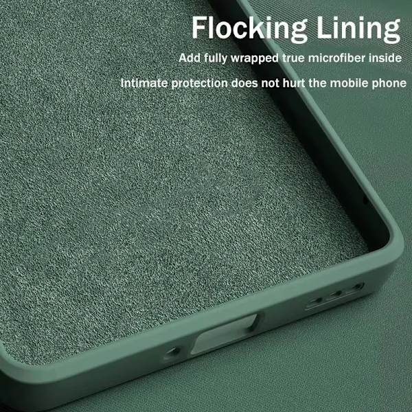 Flytande Silikon Ringfodral Kompatibelt med Samsung Galaxy S23 Ultra 360 Skyddande Mjukt Tyg Telefonskal S23Plus S22 Ultra S21Ultra Army Green For Samsung S20 Plus