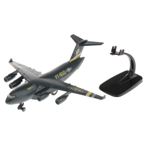C-17 Flygplansmodell Gjuten Flygplan Julklapp Heminredning Samlarobjekt Svart Black