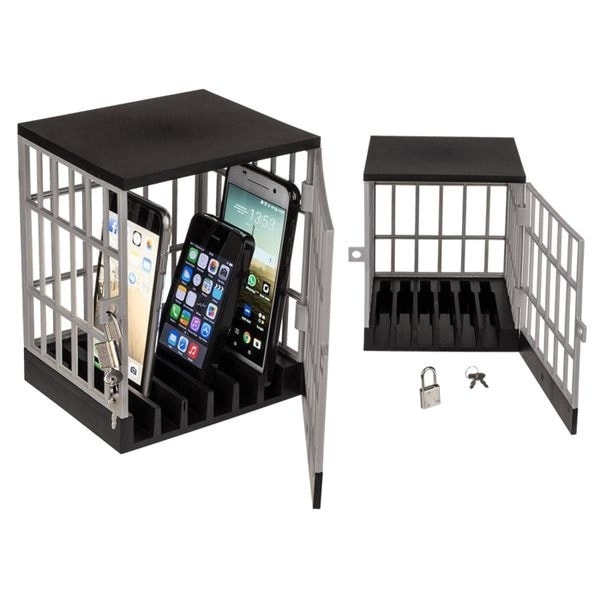 Mobiltelefon fängelse med hänglås Smartphone box gåva