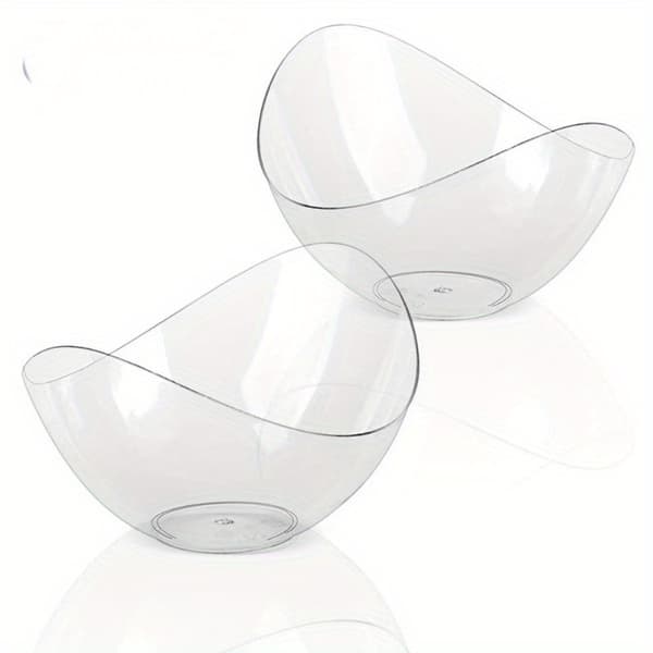 12 stk. transparente mousse-kakekopper, dessertskåler 12pcs
