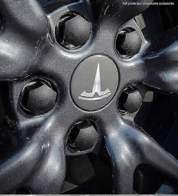 Tesla Model 3 Y S X Hjulkapselkit Centerkapsel Nav Mutter Skydd Svart Röd Vit Grå Med 4 Centerkapslar 20 Mutter Skydd 2025 Grey Silver Bright