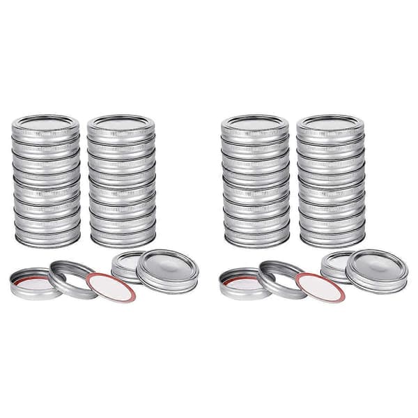 20 st Burk Lock & Ring Set för Vanlig, för Ball Kerr Burkar (70MM)