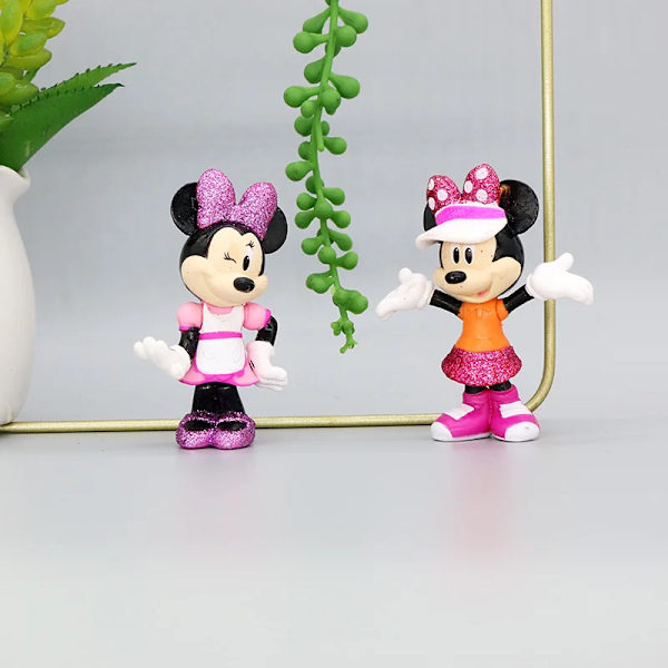 5 st Disney Musse Pigg Figur Musse Pigg Mimmi Kalle Anka Kajsa