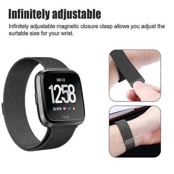 For Fitbit Versa 2 / Fitbit Versa / Fitbit Versa Lite Rem Gray
