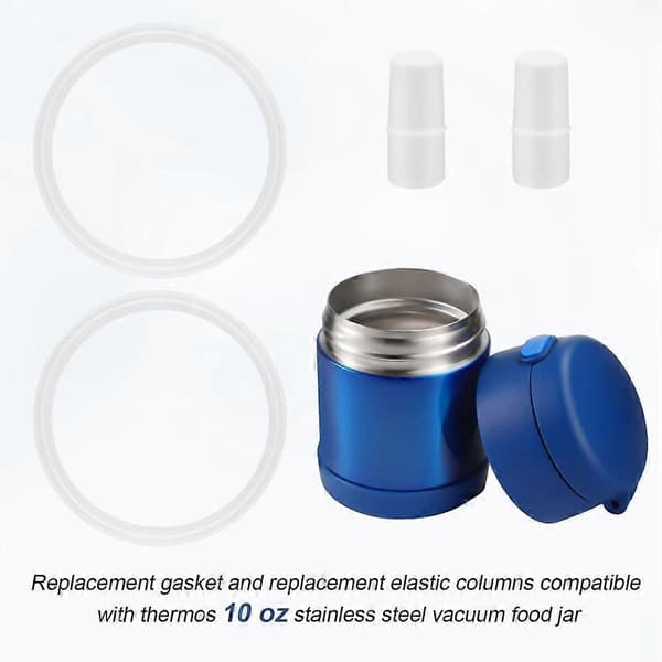 4 stk. erstatningsgummipakninger for Thermos rustfritt stål 3 dl