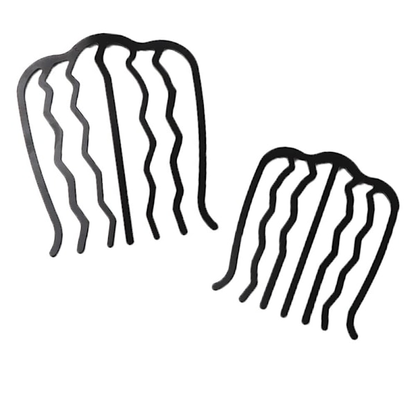 Hårklämma Hårnål Hårknut Chignon Nål Hårgaffel Franska Hårnålar 4 Klor Hårpinne Hårknutshållare Tillbehör för Kvinnor och Flickor