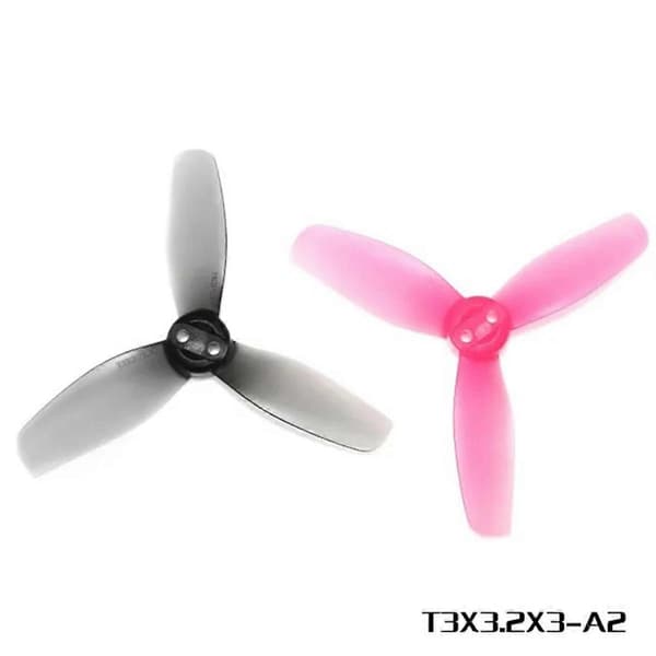 2 par T3X3.2X3 3-blads propell 3 tommer 2CW+2CCW PC-propell for AVATA2 FPV drone-tilbehør Gray