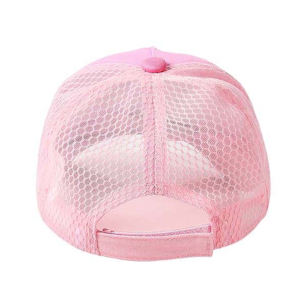 Frozen Elsa Bomulls Baseball Caps med Glitter Pom Pink