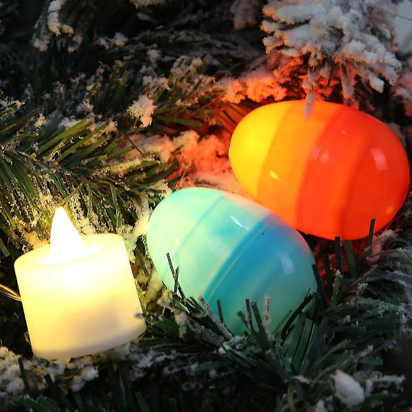 Påsk LED Lysande Ägg 12st
