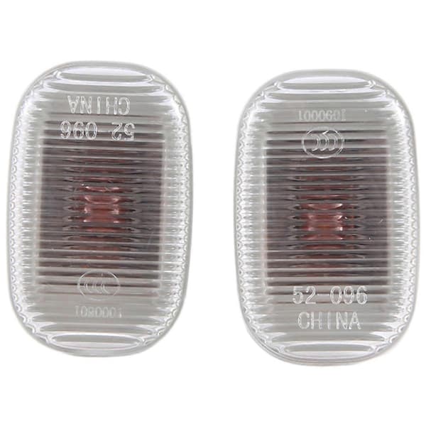 2 stk. Bilskærmlys Sideblinklys til TOYOTA Vios Axp4 Scp4 2002-2006 til Corolla 2 white shell