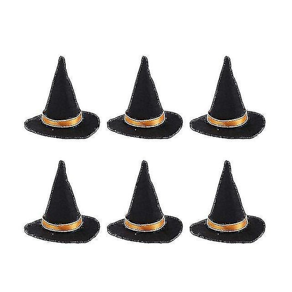 6 st Mini Filt Hattar Flaska R För Diy H Tillbehör Hantverk ()