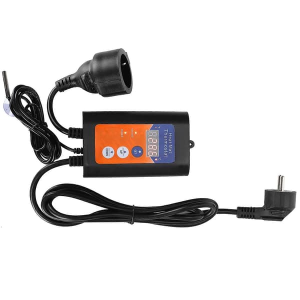 Temperaturregulator Termostater Termoregulator Temperaturkontrollinstrumenter EU-plugg 220V