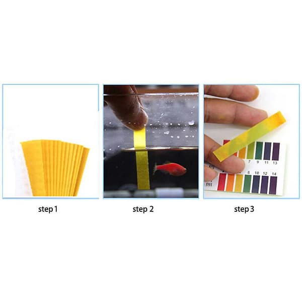 80 pH-teststrimler Vandtester til akvariefisketank Testkit Nyttigt Multicolor