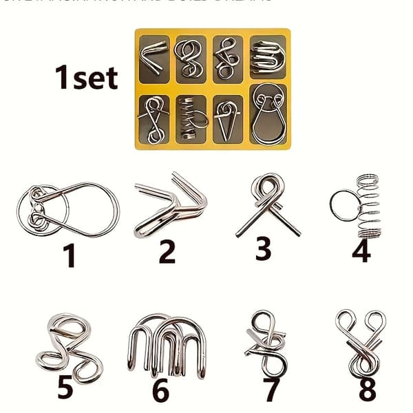 Lås Op For Lub Lock, Et Legetøj Til Voksne 1set8pcs Handheld Toy Set