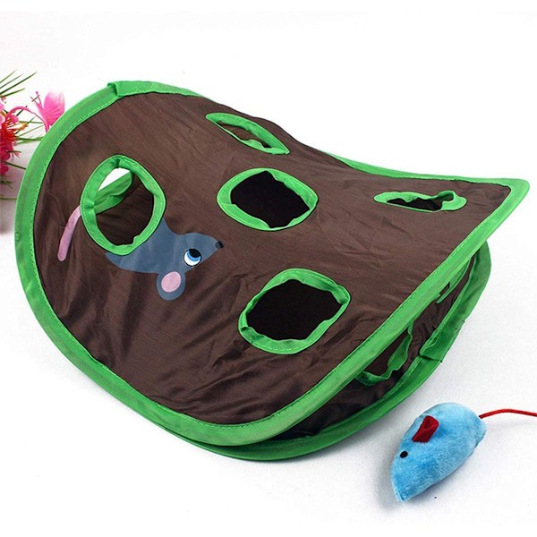 Kattunnel med möss qd bäst multicolored