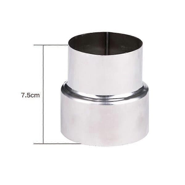 Reduktionsstykke Røgrør Reducer Diameter Stivt Rør Rustfrit Stål 110mm/50mm 120 mm 100 mm