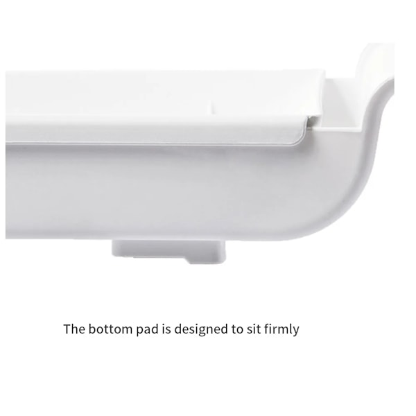 Badekarhylde Udtrækkelig Badeværelse Badekarbakke Bruserhylde Sort 55*17.5*6.3cm white
