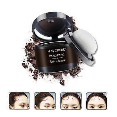 Hårlinjepuder Hårlinje Döljande Puder Hårskugga Grå, Brun 02#Light Coffee