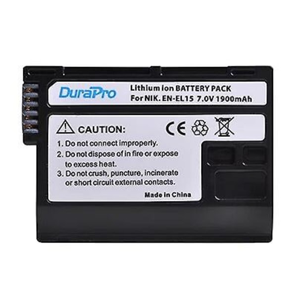 1900mAh EN-EL15 EN EL15 Uppladdningsbart Kamerabatteri För Nikon D600 D610 D600E D800 D800E D810 D7000 D7100 D750 V1 MH-25