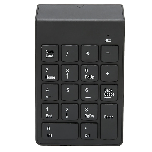 Numeriskt tangentbord Mini Trådlöst 18 tangenter 2.4GHz Stabil Anslutning Ergonomisk Design Laptop Numpad Numeriskt Tangentbord-YM