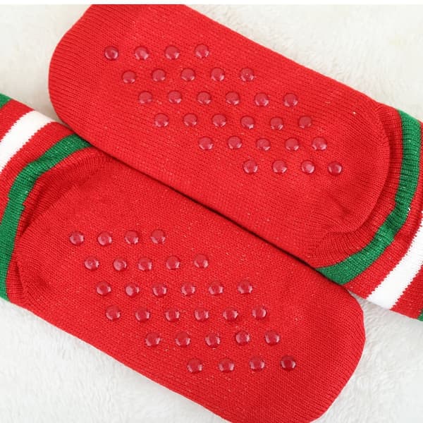 Par Tykke Fleece Sokker til Kvinder, Velegnet til Efterår og Vinter Red One-size